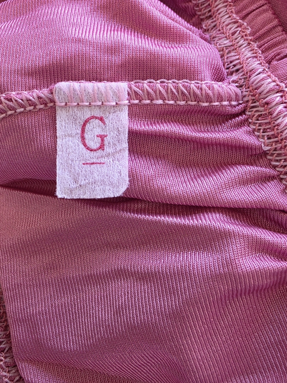 Pink Lace Trim Half Slip Shorts Bloomers Silky Soft 22" Length Flowy Coquette - Picture 5 of 5